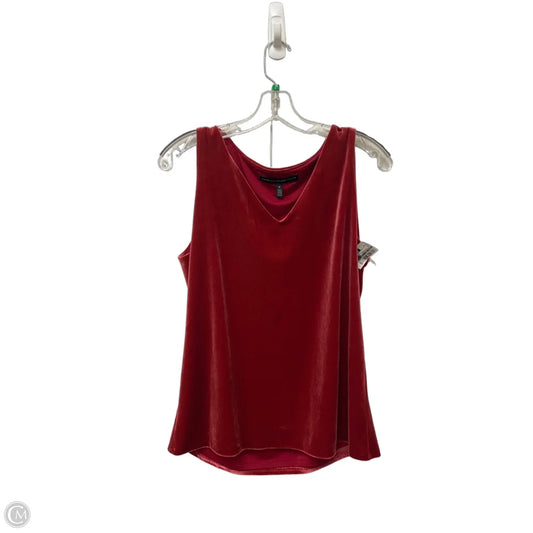 Top Sleeveless By White House Black Market In Red, Size: M