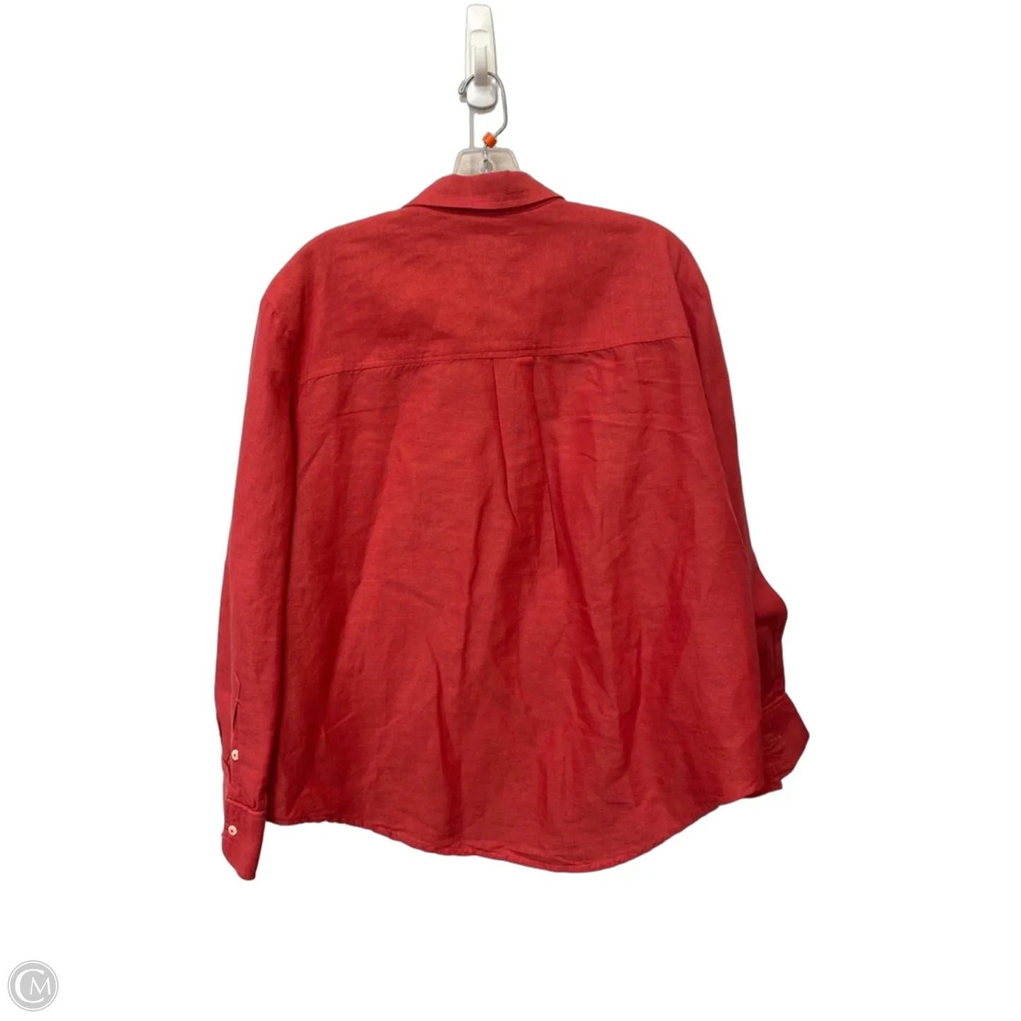 Top Long Sleeve By Maeve In Red, Size: M