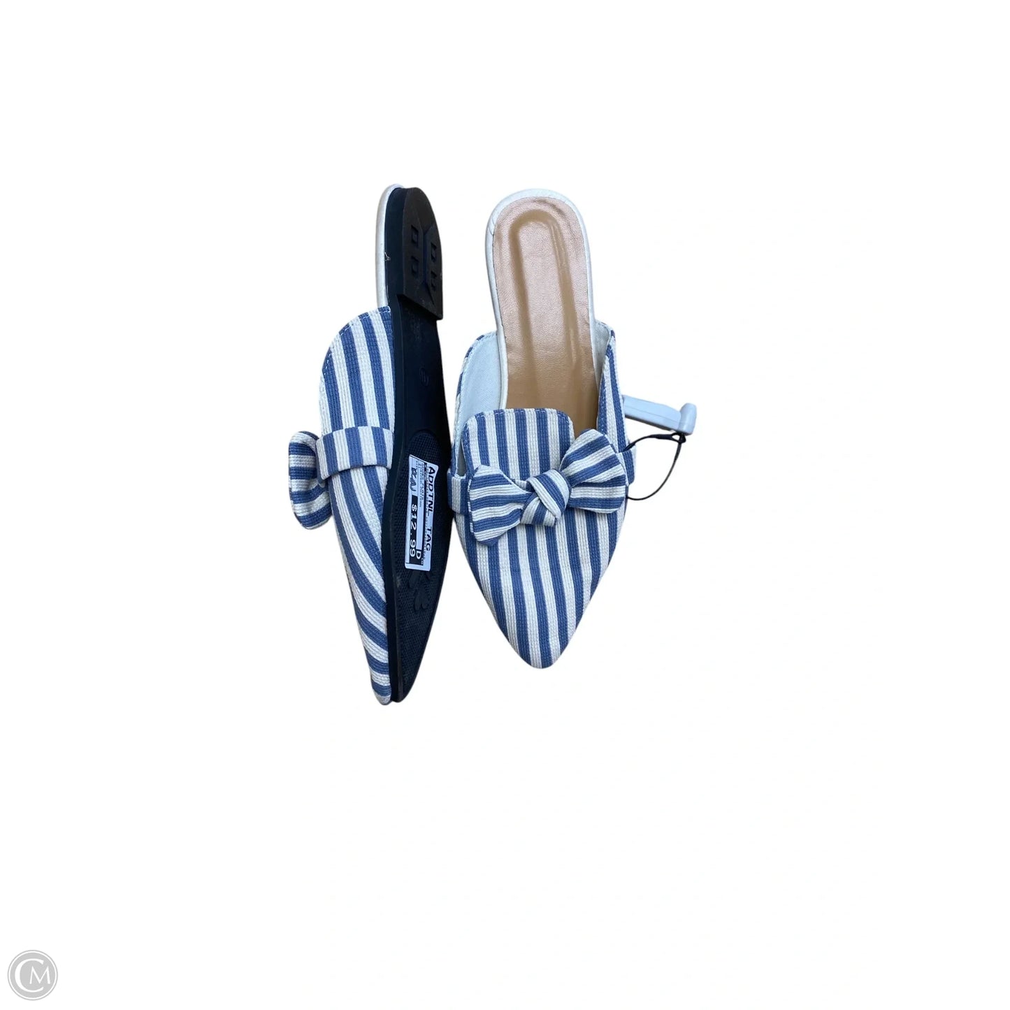 Shoes Flats By Cme In Striped Pattern, Size: 8
