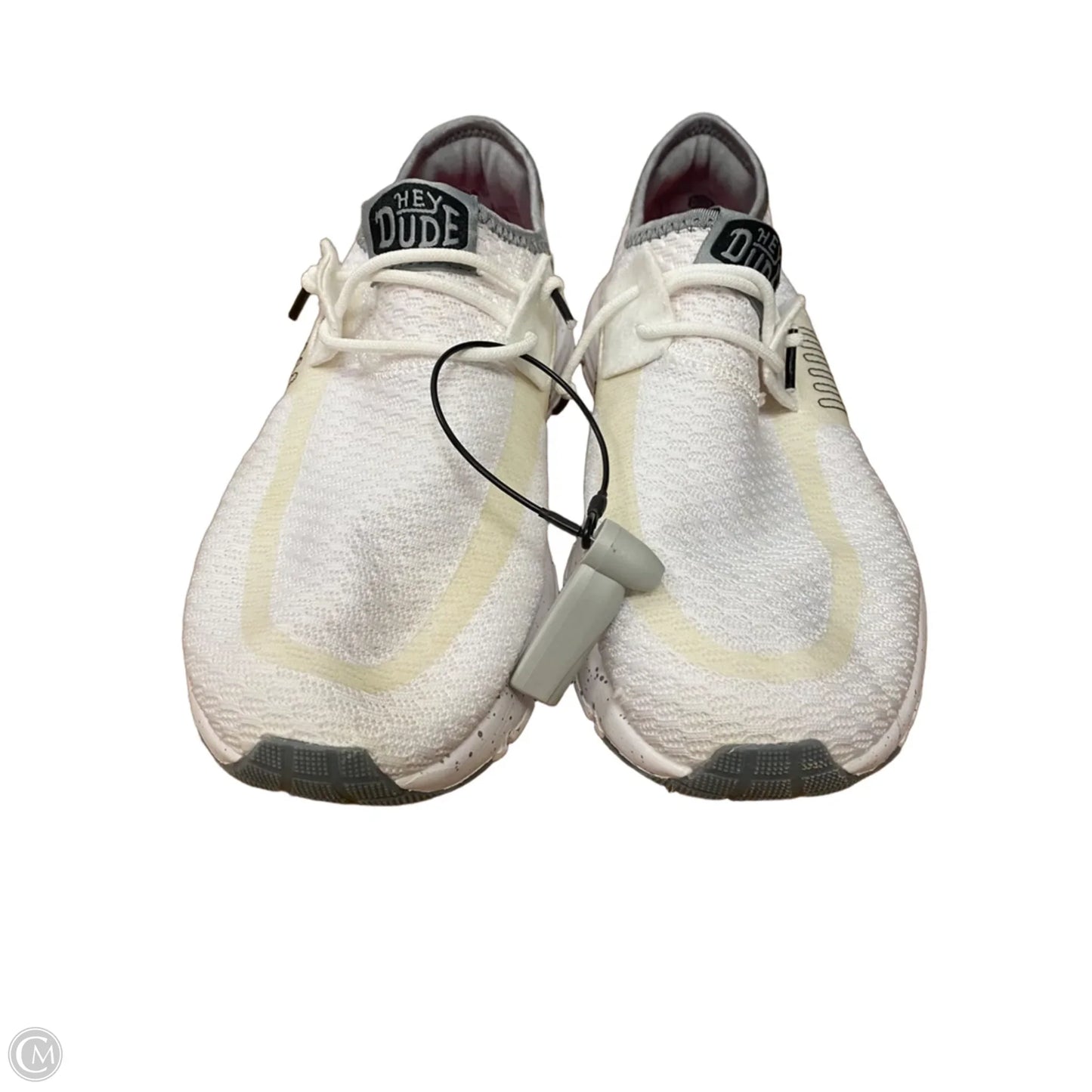 Shoes Athletic By Hey Dude In White, Size: 10