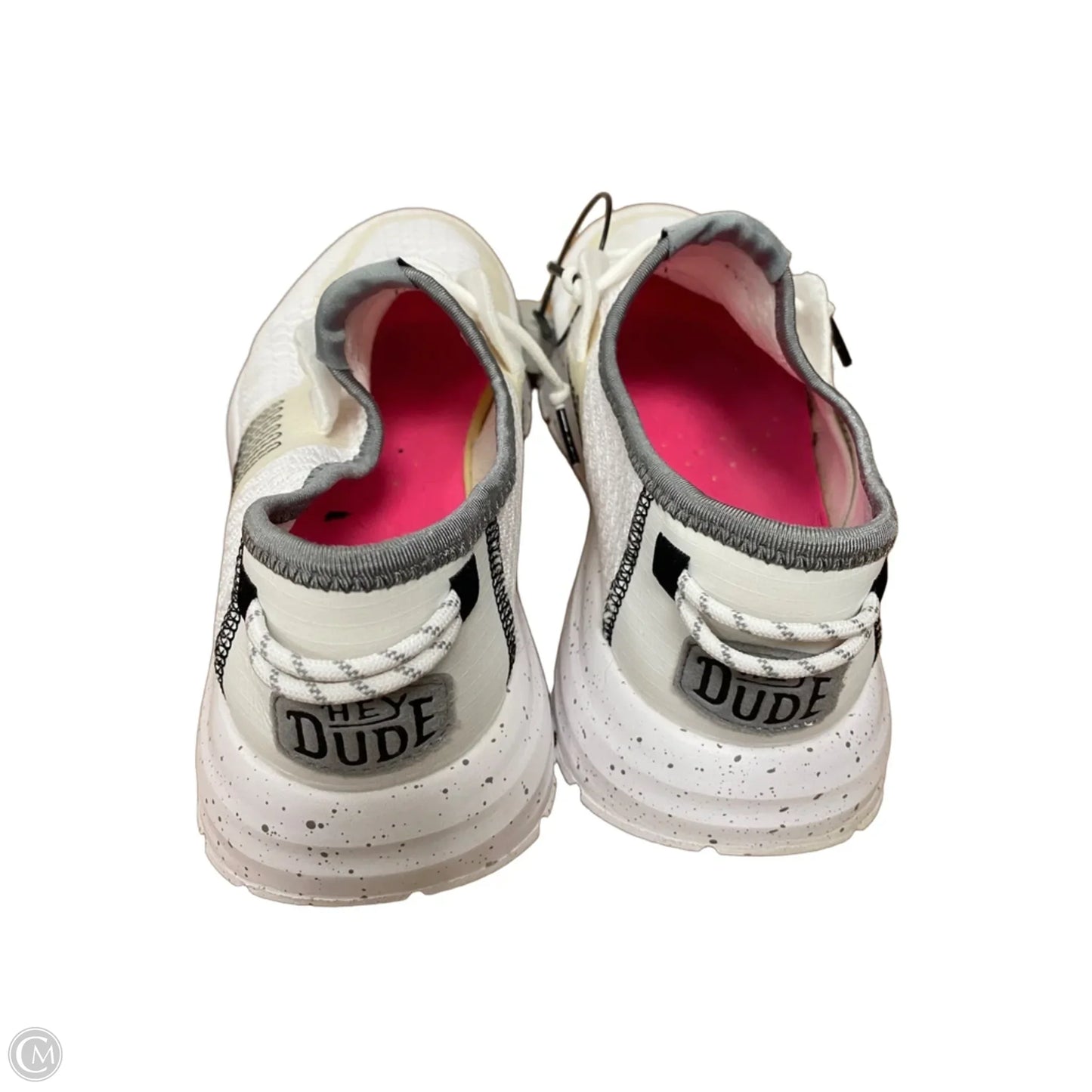 Shoes Athletic By Hey Dude In White, Size: 10