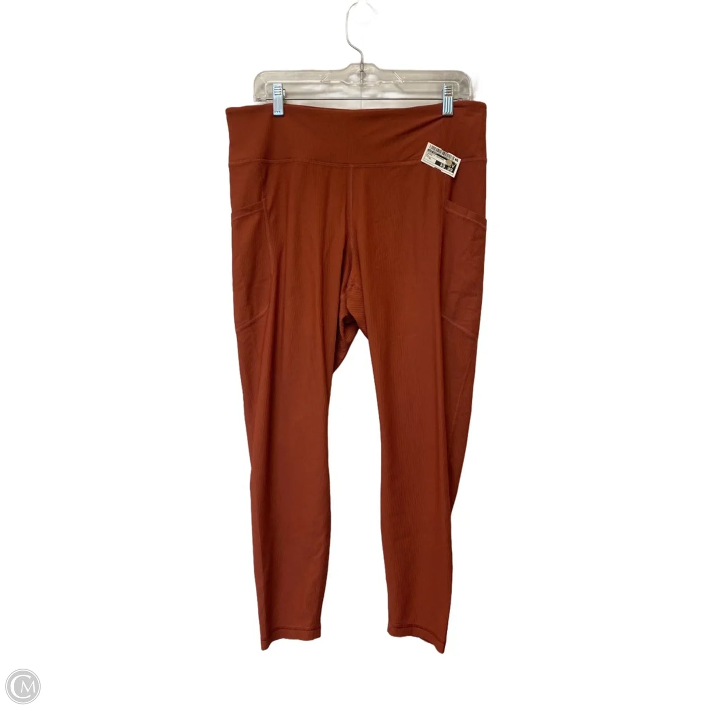 Athletic Leggings By Old Navy In Orange, Size: Xl