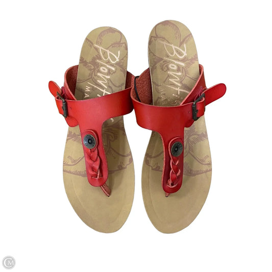 Sandals Flats By Blowfish In Red, Size: 8.5