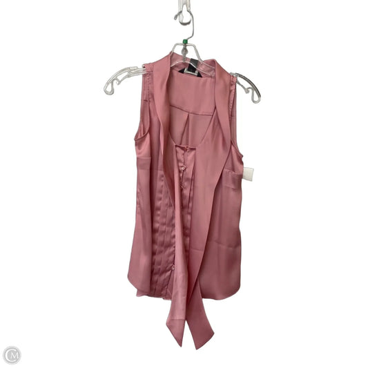 Top Sleeveless Basic By White House Black Market In Pink, Size: Xs