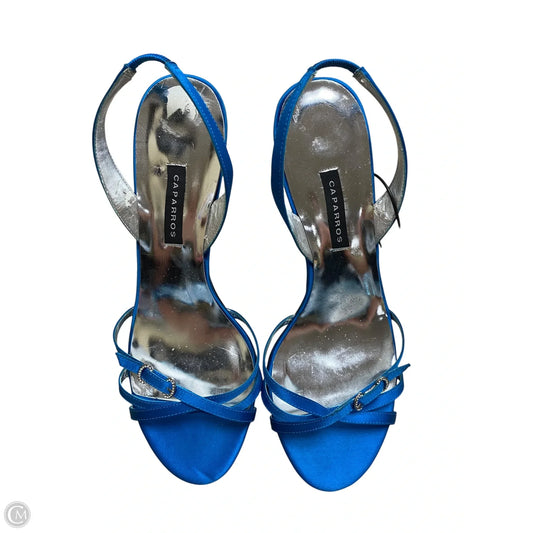 Shoes Heels Kitten By Cme In Blue, Size: 7.5