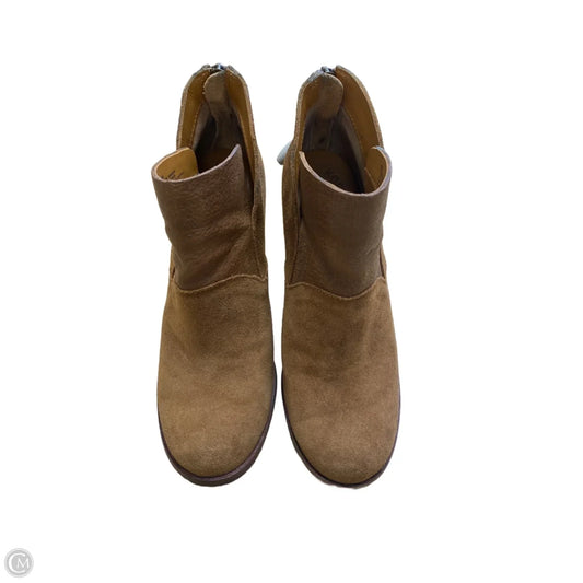 Boots Ankle Heels By Kork Ease In Brown, Size: 8