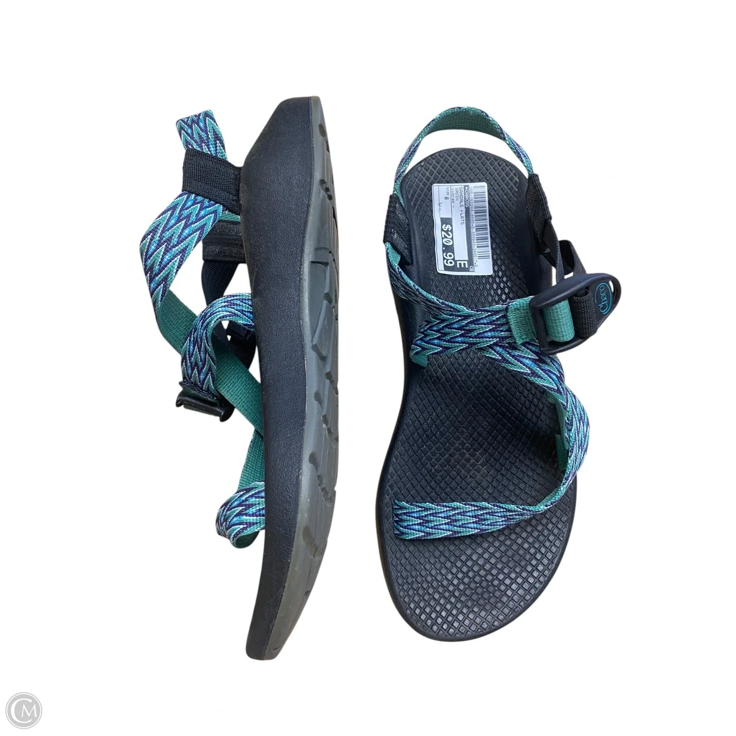 Sandals Flats By Chacos In Green, Size: 8
