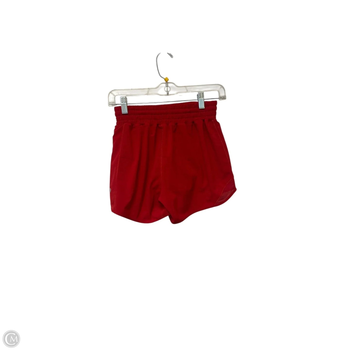 Athletic Shorts By Lululemon In Red, Size: 4