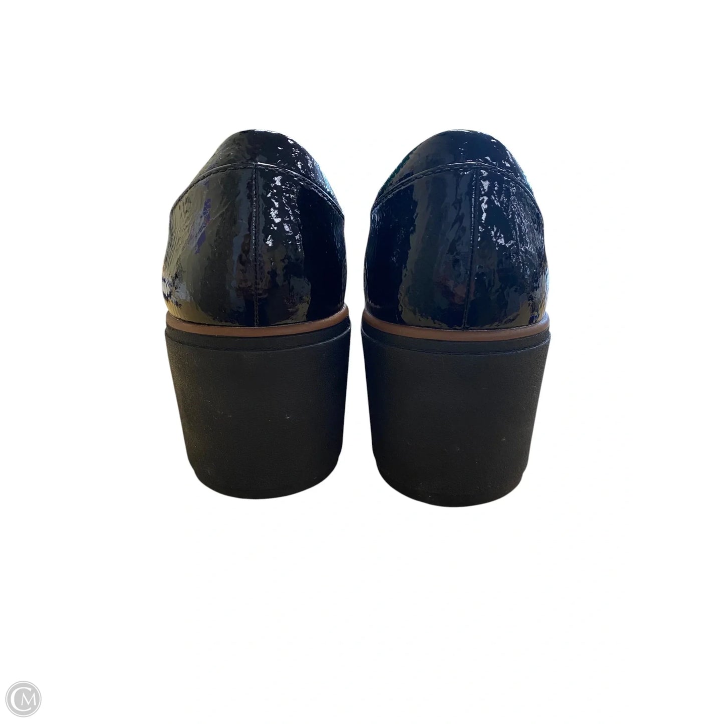 Shoes Heels Wedge By Clarks In Black, Size: 8.5