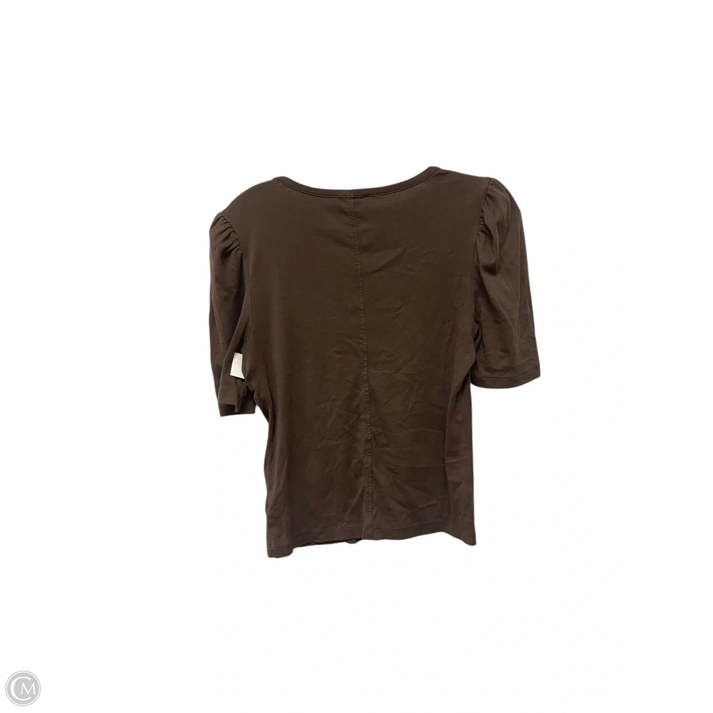 Top Short Sleeve By Madewell In Brown, Size: M