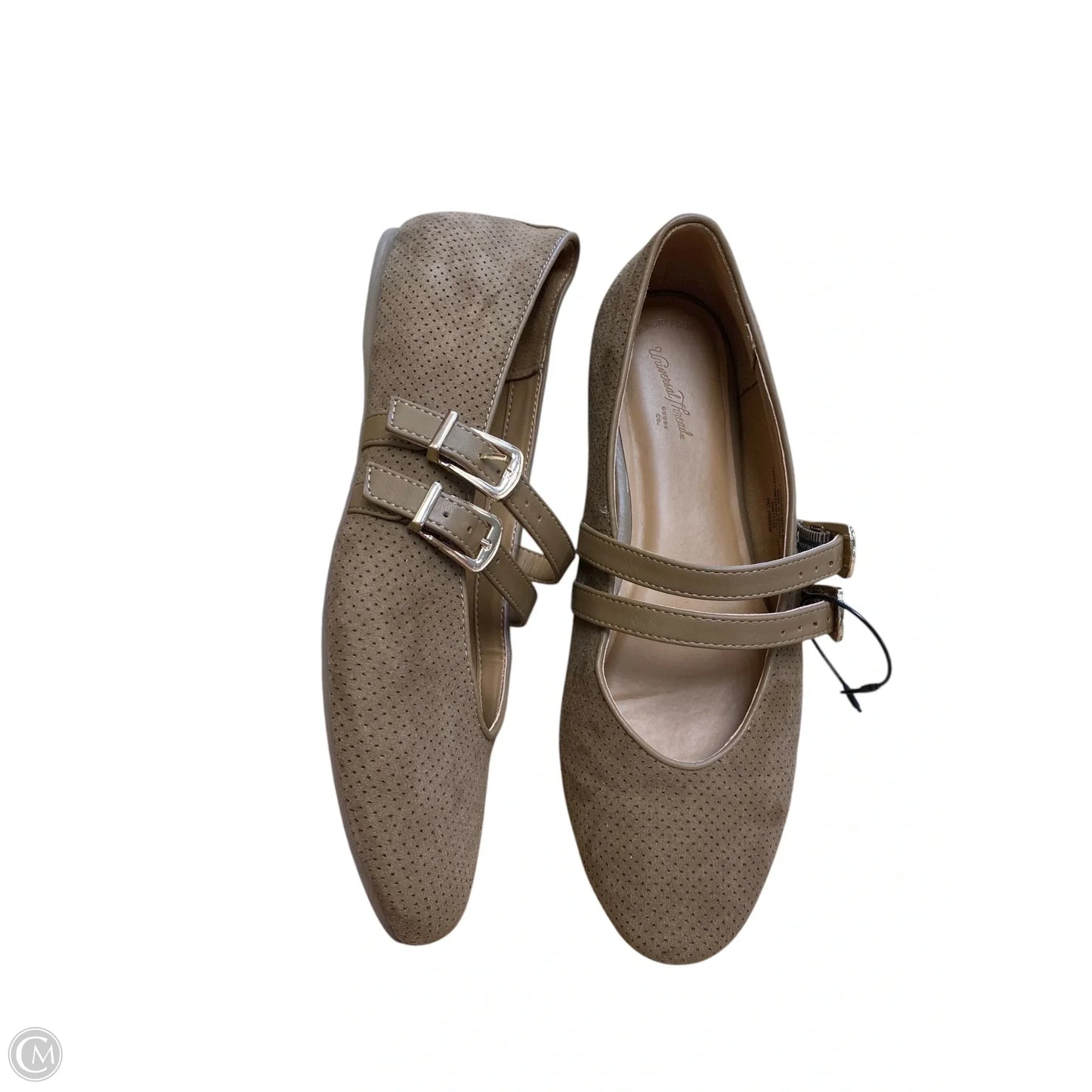 Shoes Flats By Universal Thread In Brown, Size: 7