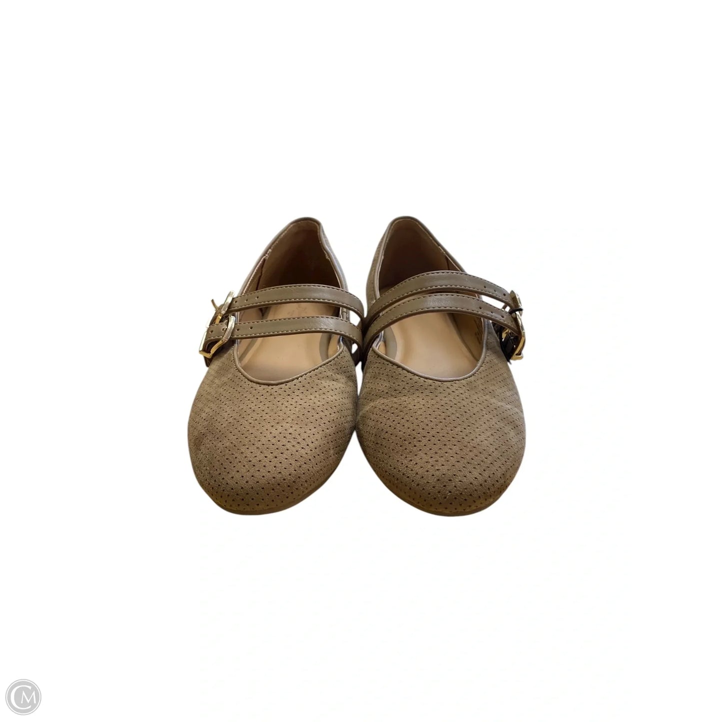 Shoes Flats By Universal Thread In Brown, Size: 7