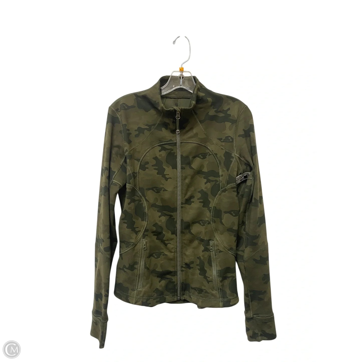Athletic Jacket By Lululemon In Camouflage Print, Size: S