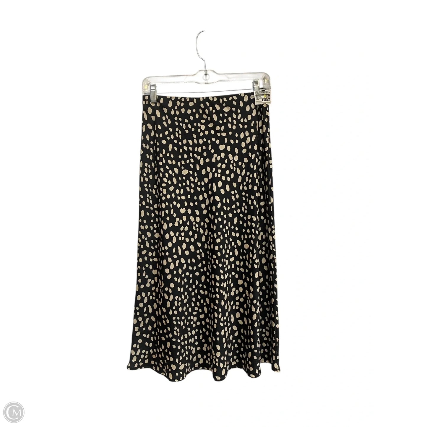 Skirt Maxi By Francesca's In Black & Cream, Size: M