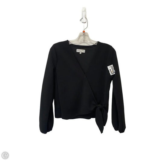 Top Long Sleeve By Madewell In Black, Size: Xs