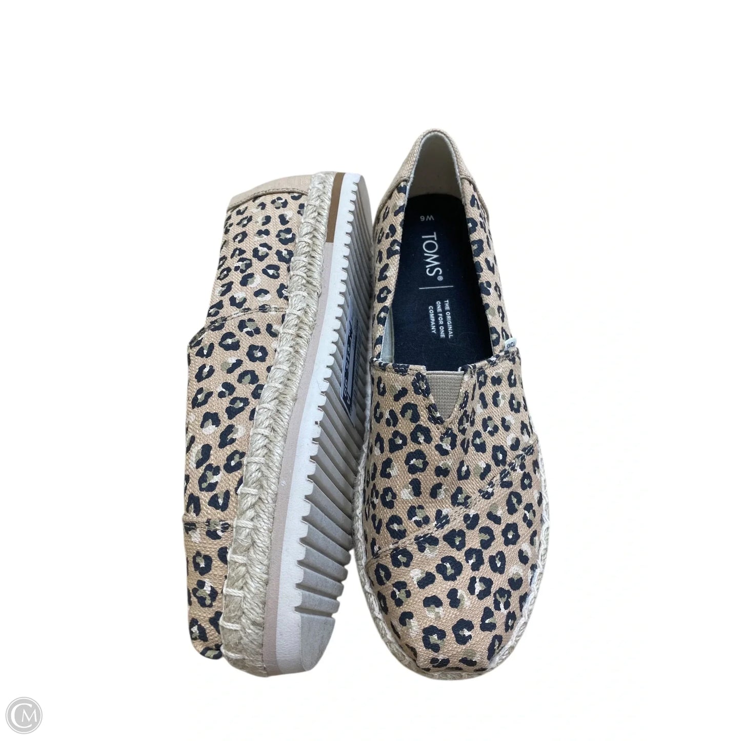 Shoes Flats By Toms In Animal Print, Size: 6