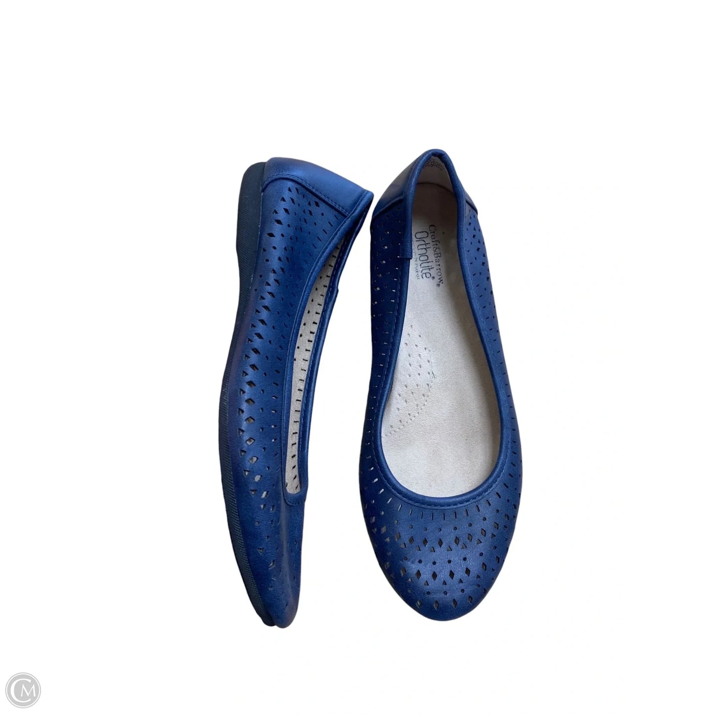 Shoes Flats By Croft And Barrow In Blue, Size: 7.5