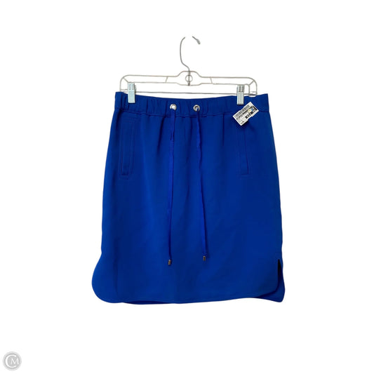 Skirt Mini & Short By Ann Taylor In Blue, Size: M