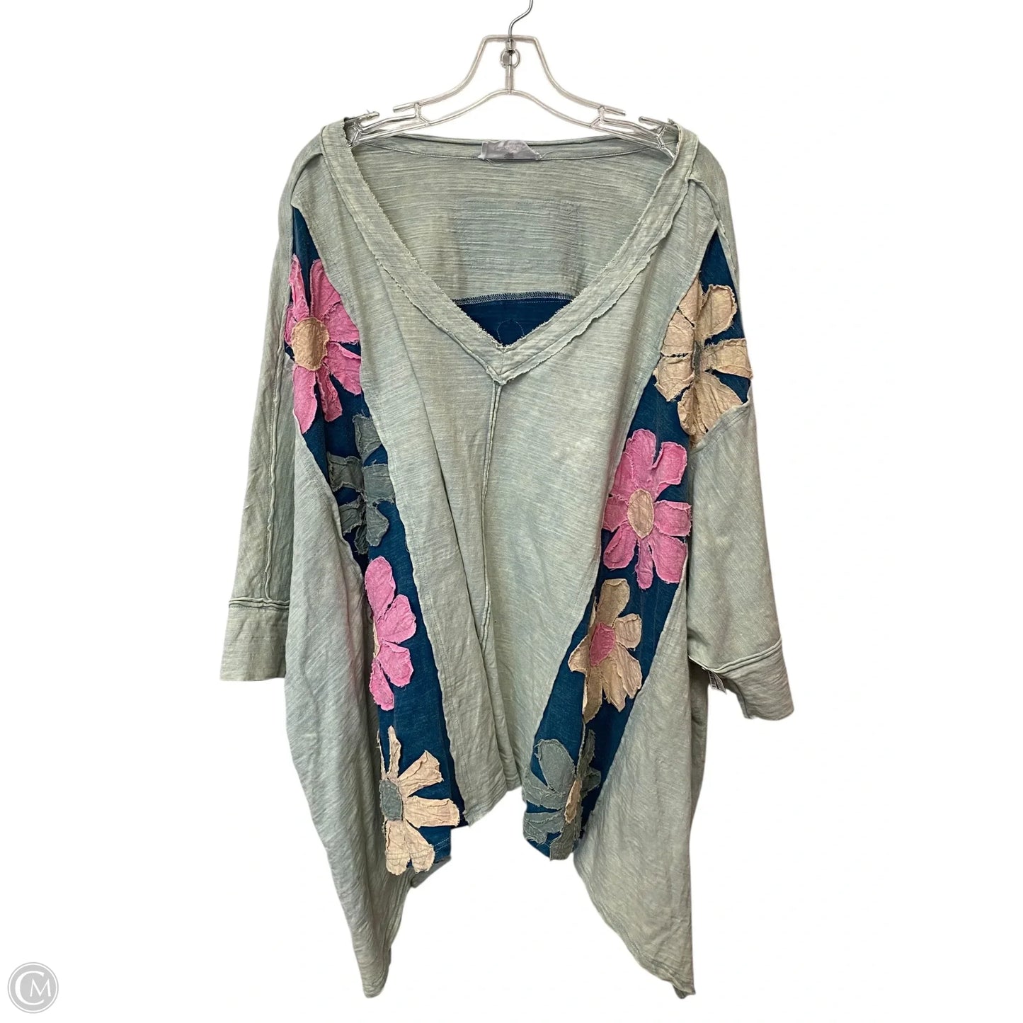 Top Long Sleeve By Clothes Mentor In Green, Size: Xl