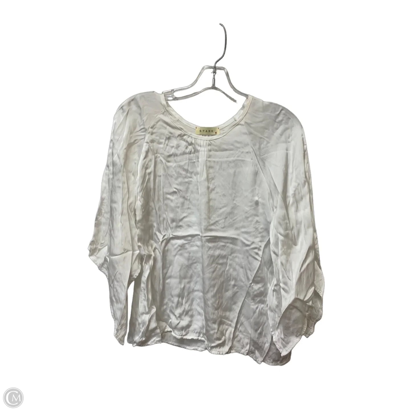Top Short Sleeve By Clothes Mentor In White, Size: S