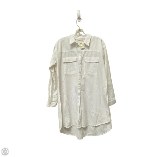 Tunic Long Sleeve By Maeve In White, Size: S