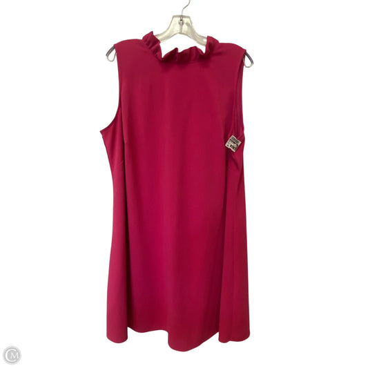 Dress Party Short By London Times In Pink, Size: 2x