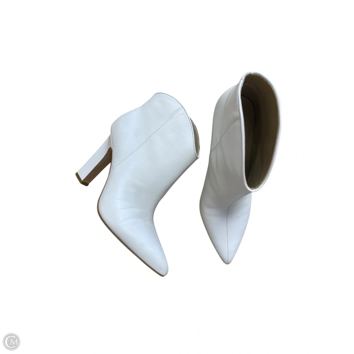 Boots Ankle Heels By Marc Fisher In White, Size: 6