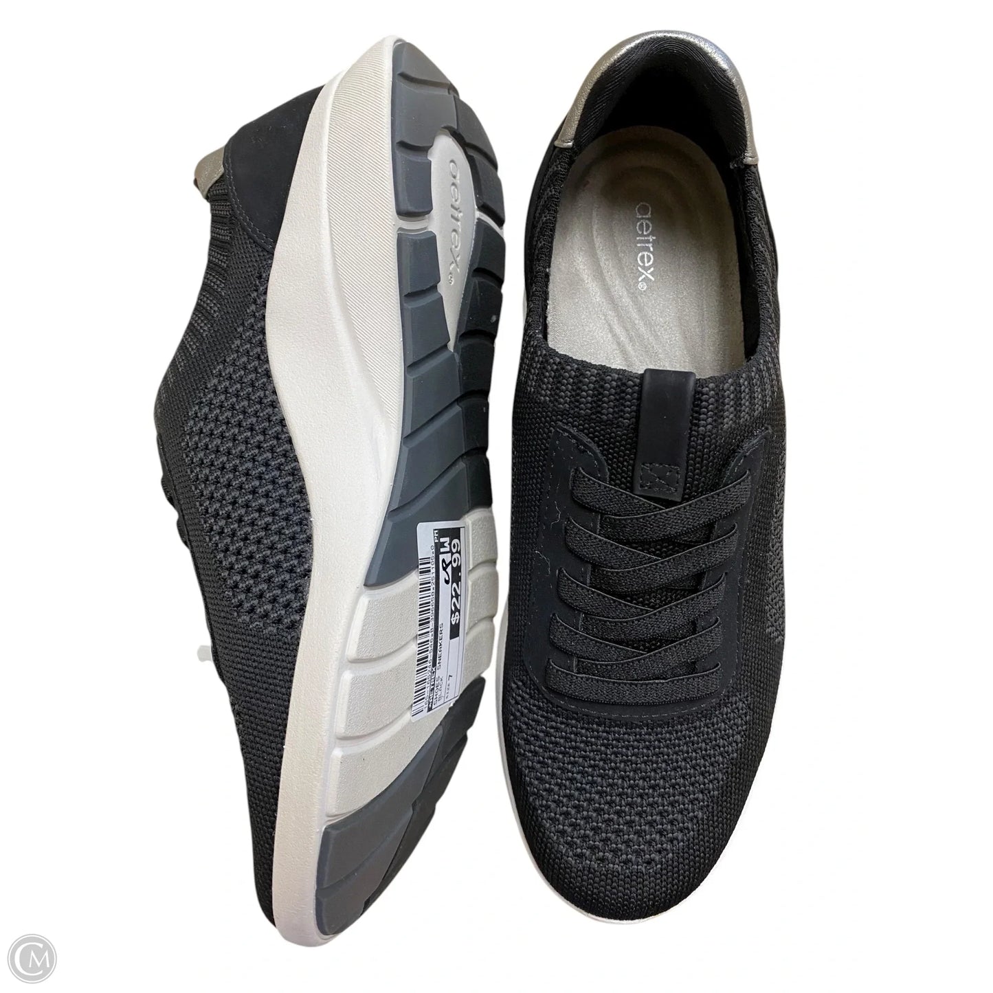 Shoes Sneakers By Aetrex In Black, Size: 7