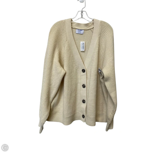 Cardigan By Old Navy In Cream, Size: Xxl