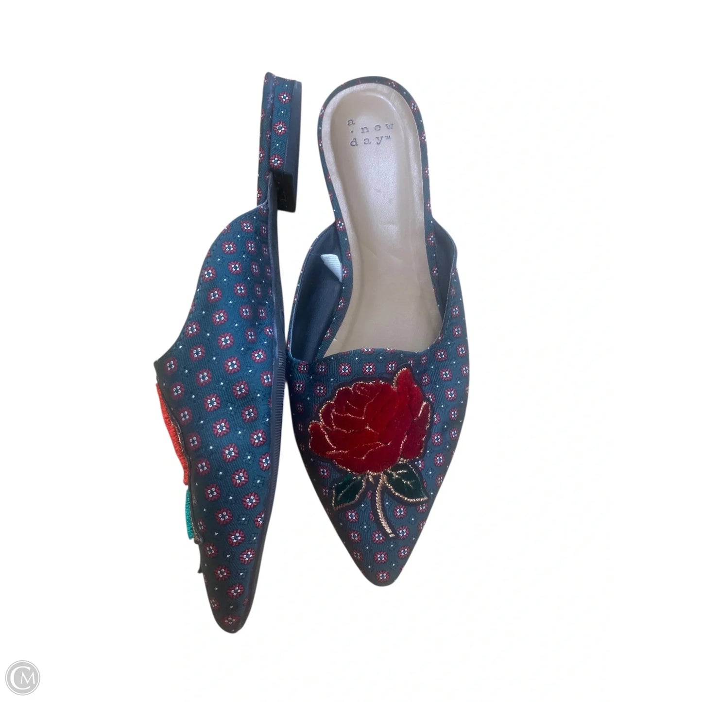 Shoes Flats By A New Day In Green & Red, Size: 10