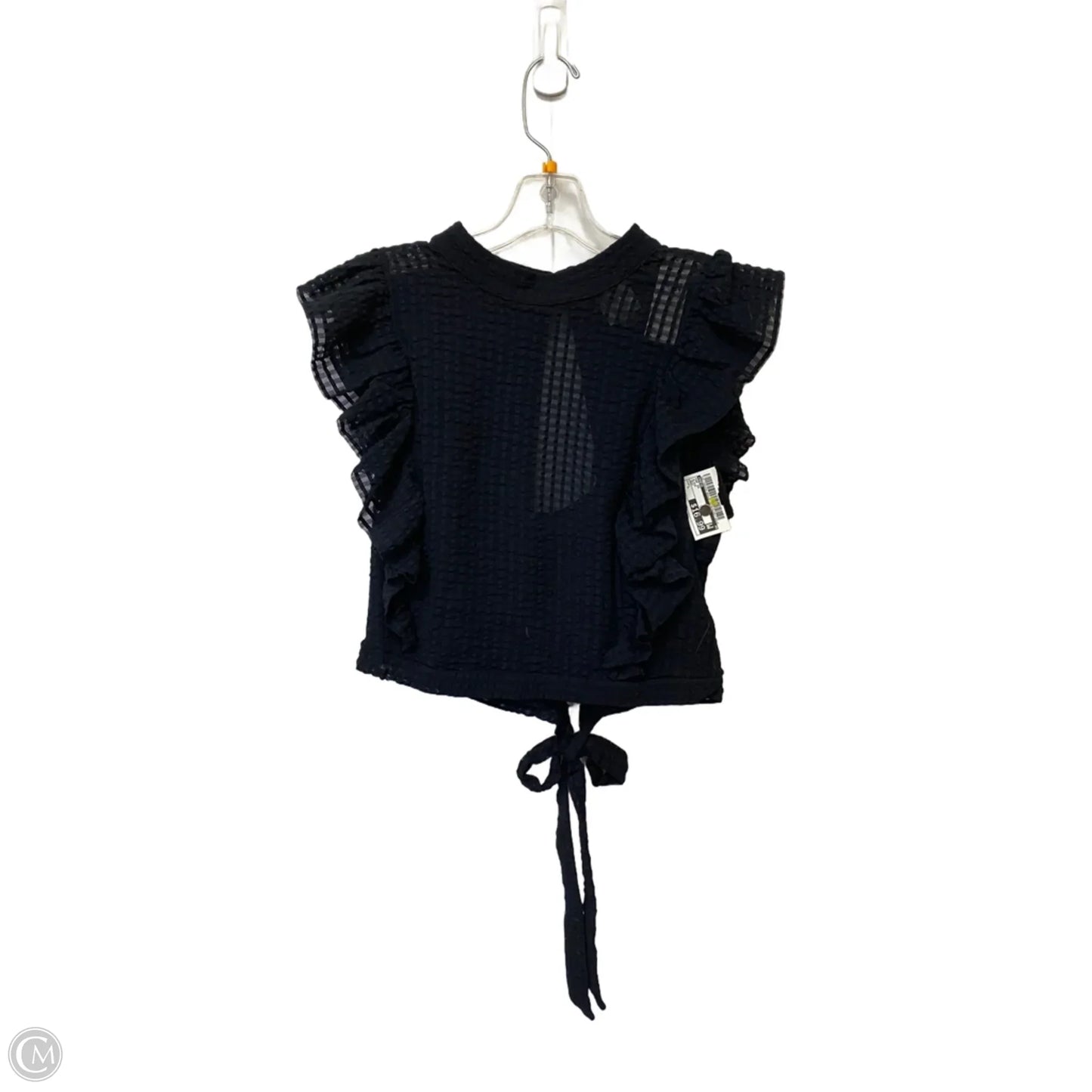 Top Short Sleeve By Maeve In Black, Size: L