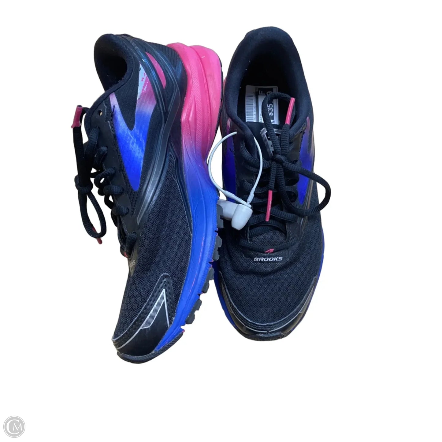 Shoes Athletic By Brooks In Black, Size: 8