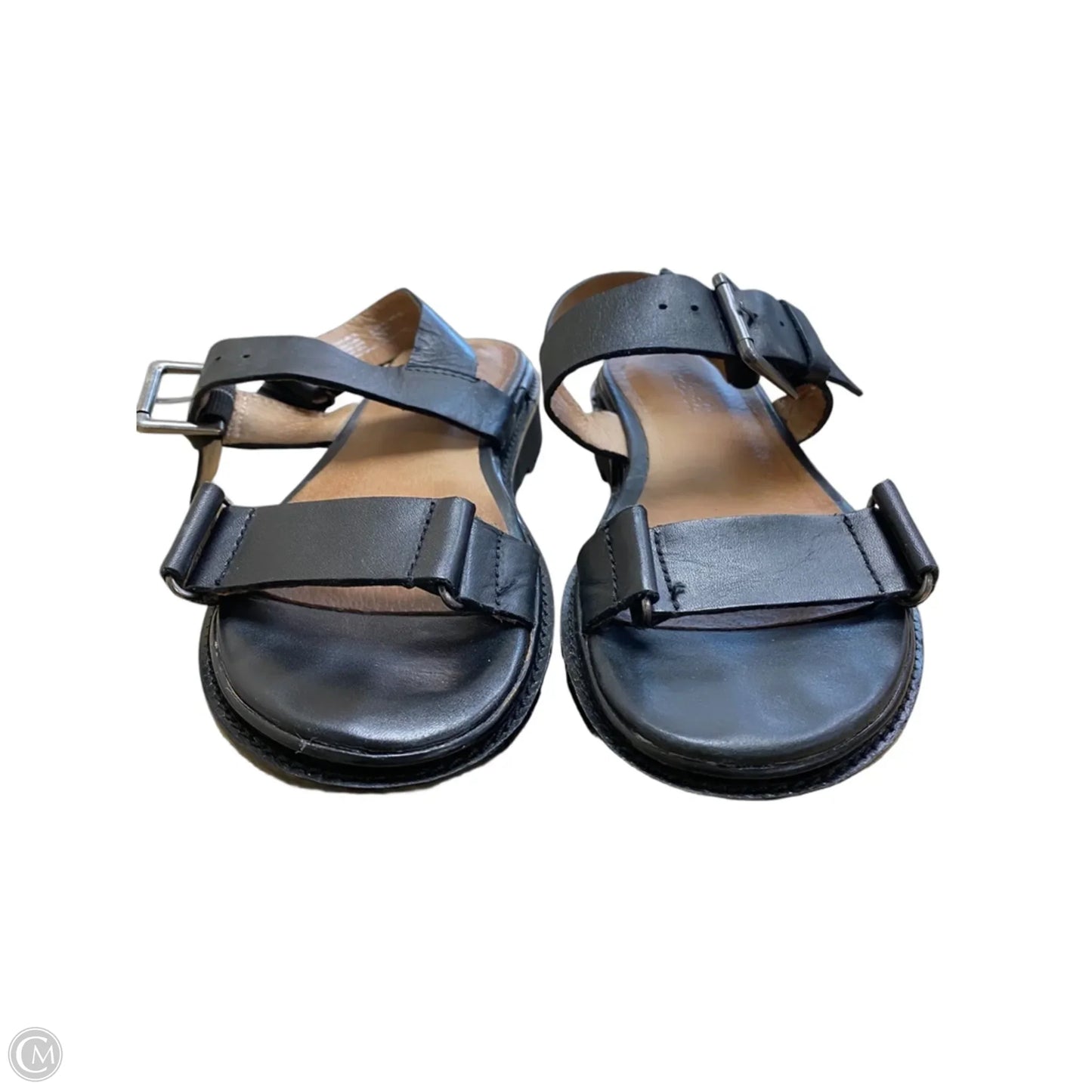 Sandals Flats By Madewell In Black, Size: 6.5