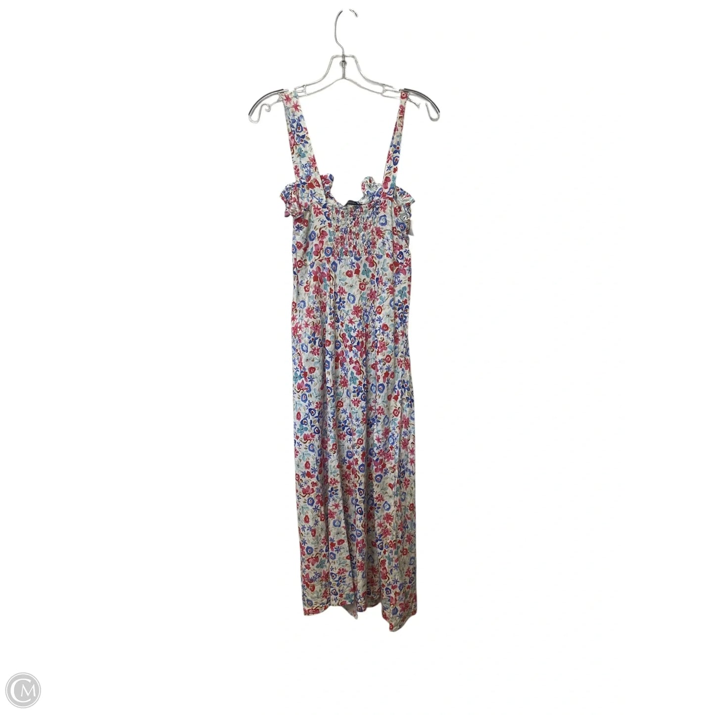 Dress Casual Maxi By Zara In Floral Print, Size: M