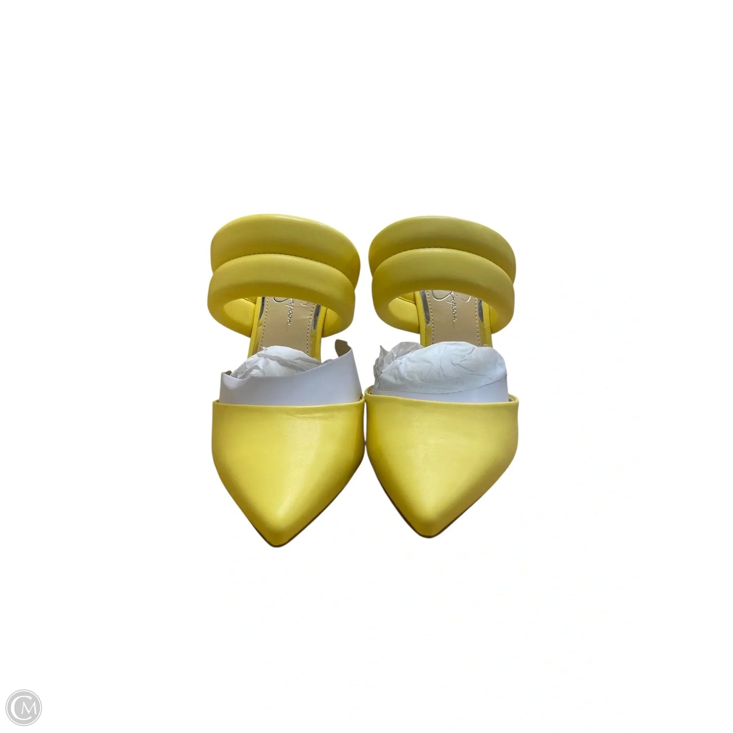Shoes Heels Stiletto By Jessica Simpson In Yellow, Size: 9