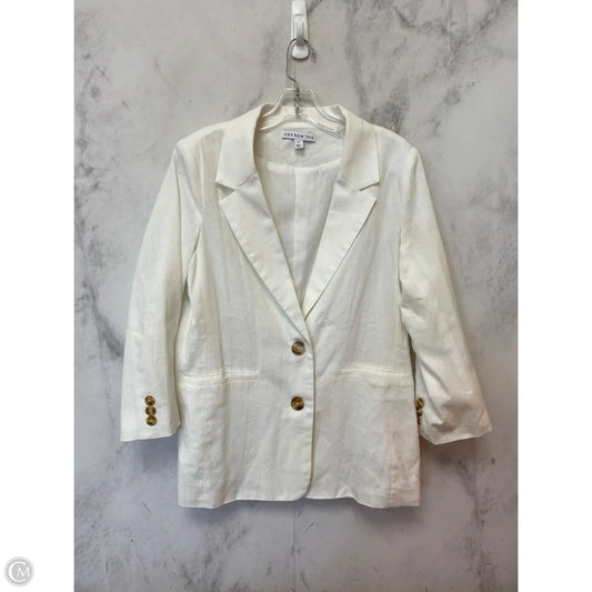 Blazer By And Now This In White, Size: Xs
