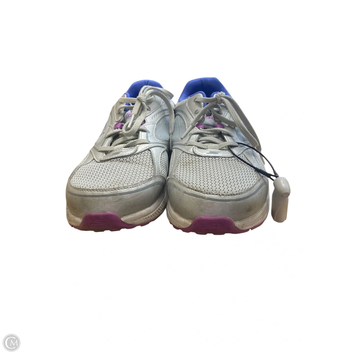 Shoes Athletic By Skechers In Grey, Size: 10