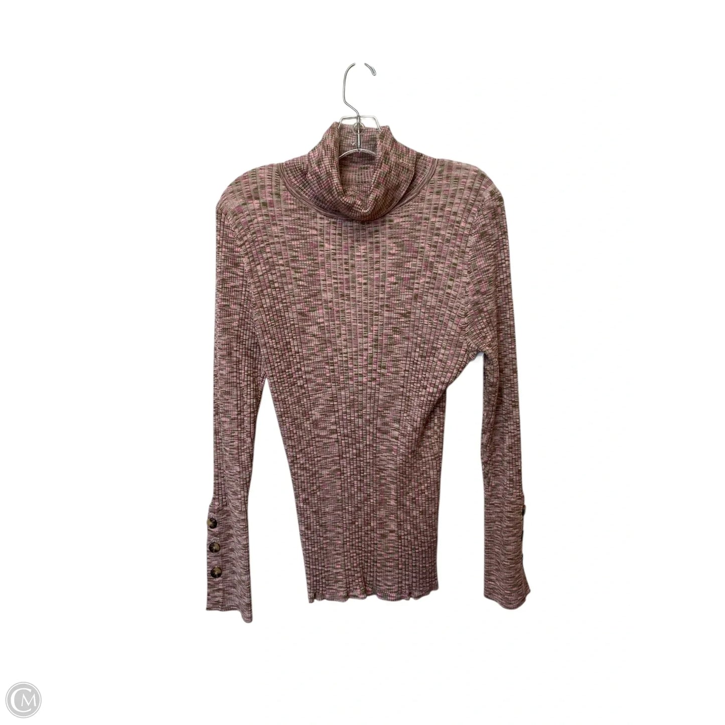 Top Long Sleeve By Anthropologie In Multi-colored, Size: Xl