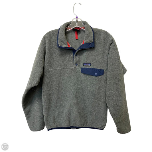 Jacket Fleece By Patagonia In Grey, Size: Xs