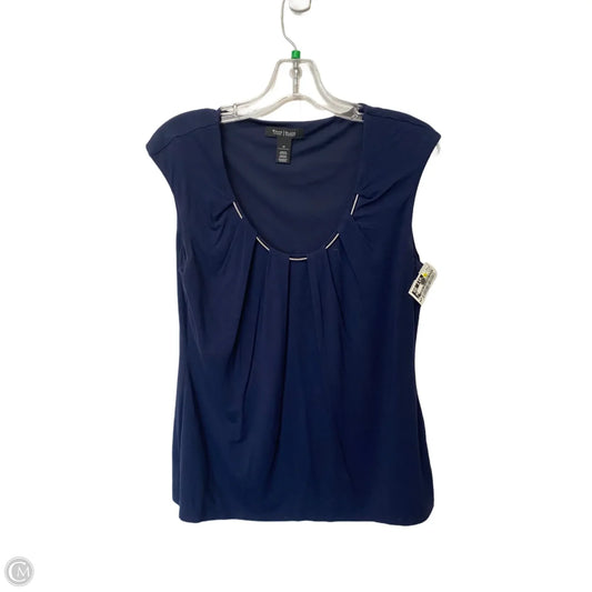 Top Sleeveless By White House Black Market In Blue, Size: M