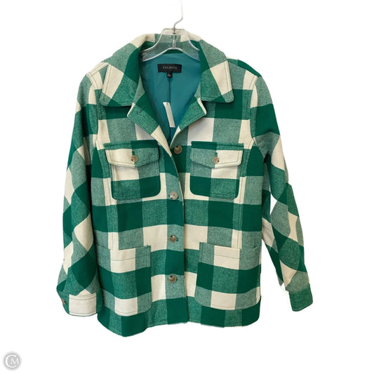 Jacket Other By Talbots In Plaid Pattern, Size: L