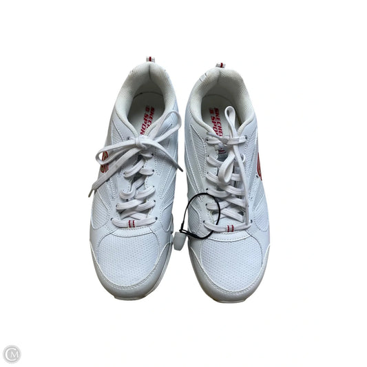 Shoes Athletic By Skechers In White, Size: 9.5