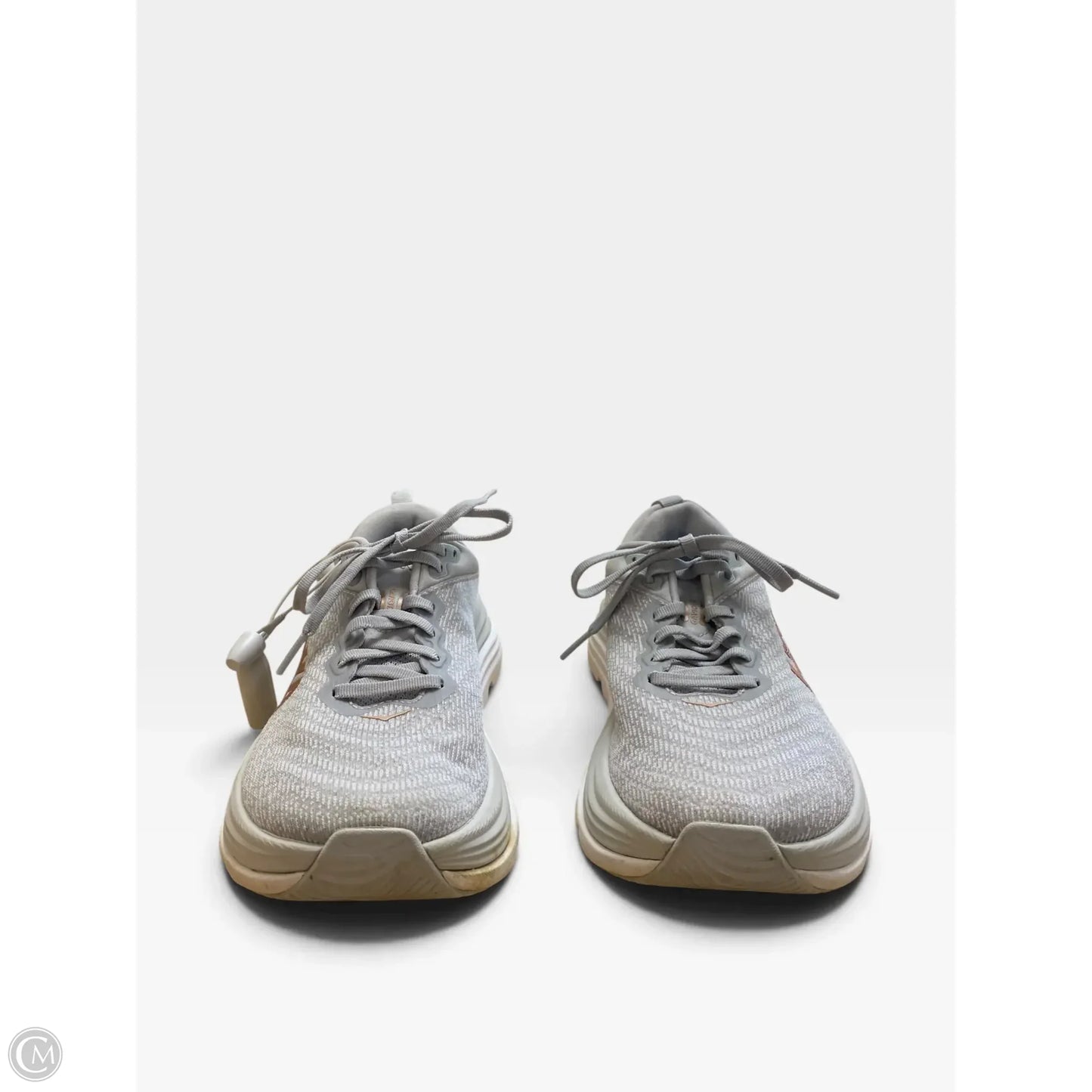 Shoes Athletic By Hoka In Grey, Size: 5