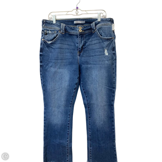 Jeans Straight By Kancan In Blue Denim, Size: 8