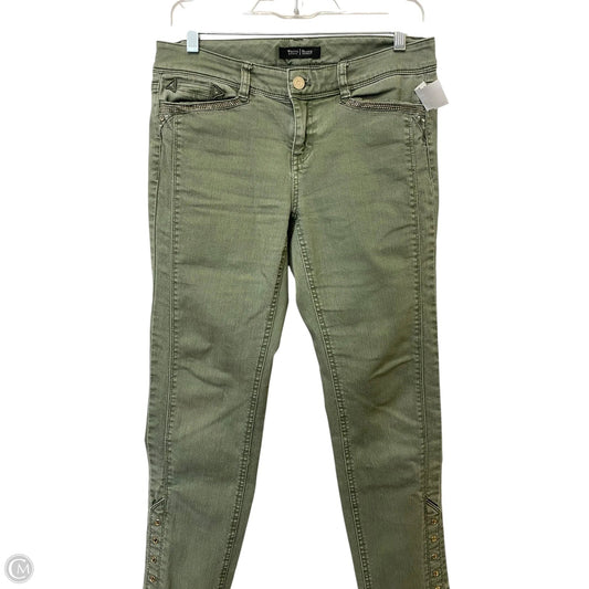Jeans Straight By White House Black Market In Green, Size: 0