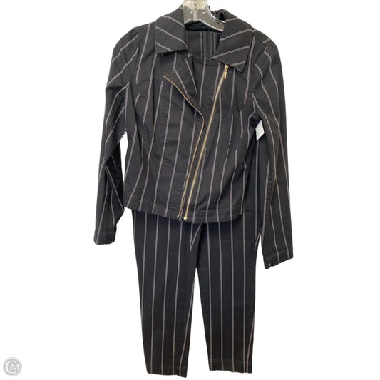 Jacket Moto By White House Black Market In Black & White, Size: 0