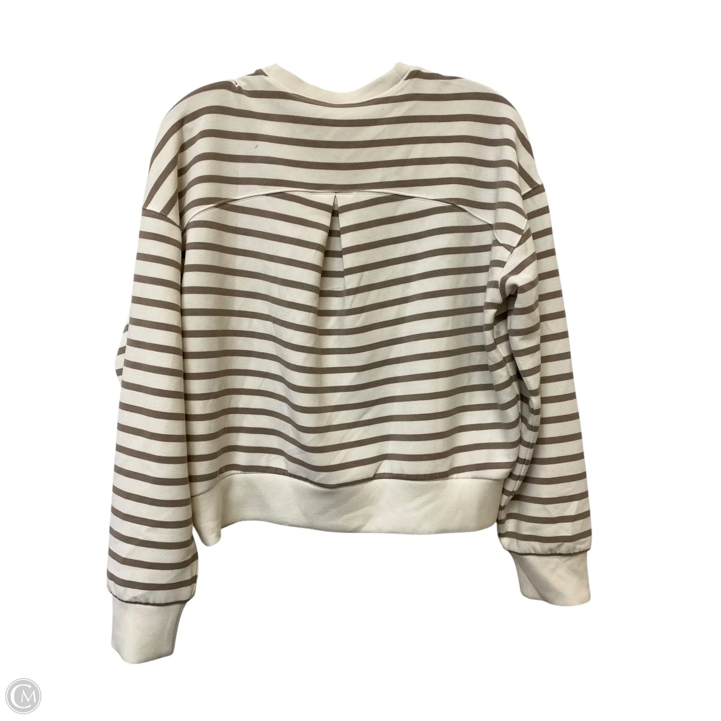 Top Long Sleeve By Spanx In Striped Pattern, Size: Xs