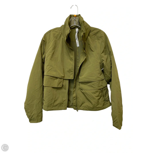Athletic Jacket By Lululemon In Green, Size: 6