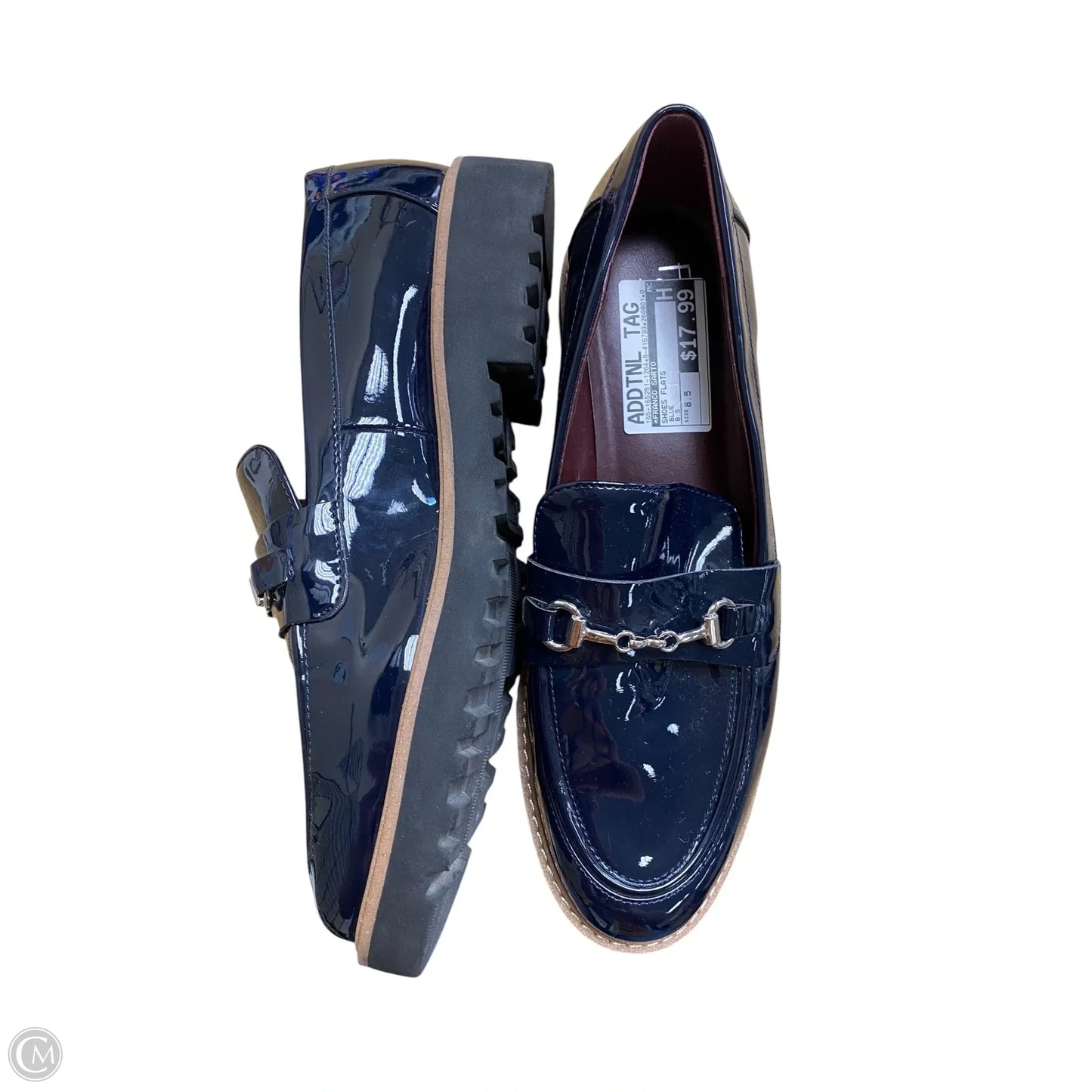 Shoes Flats By Franco Sarto In Blue, Size: 8.5