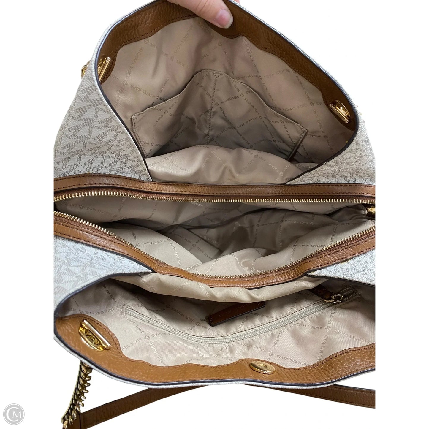 Handbag Designer By Michael Kors, Size: Large